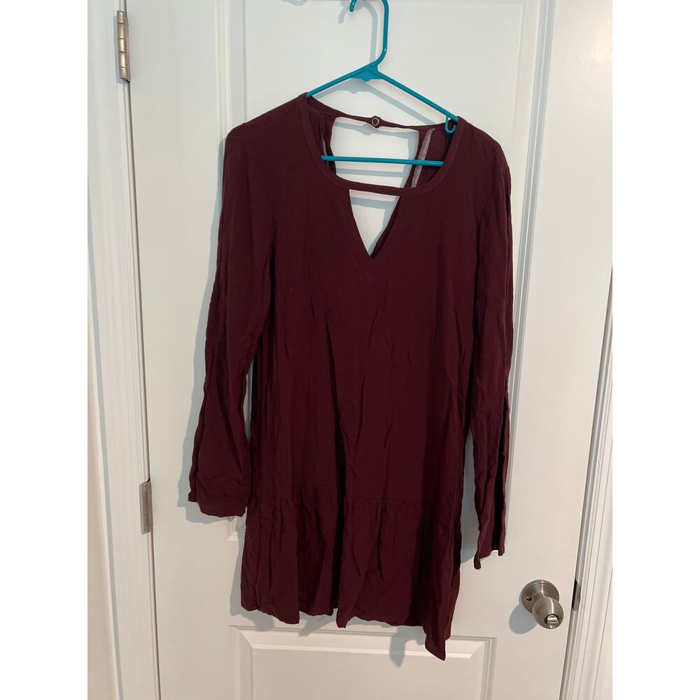 Hurley Juniors’ Cabo Cutout Drop-Waist Dress – Size Medium